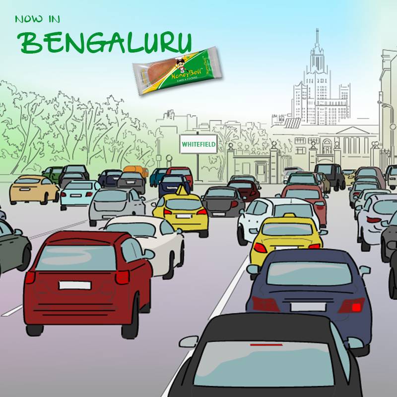 HoneyBellCakes's tweet photo. #HoneyBellCakes, the perfect solution for dealing with #Bengaluru #Traffic. Find a #HoneybellStore near you https://t.co/FziOCxcBZo #HoneyBell #Cakes #AnyTimeSnacking #QuickSnack #MunchOn https://t.co/VbjL6FPaOo