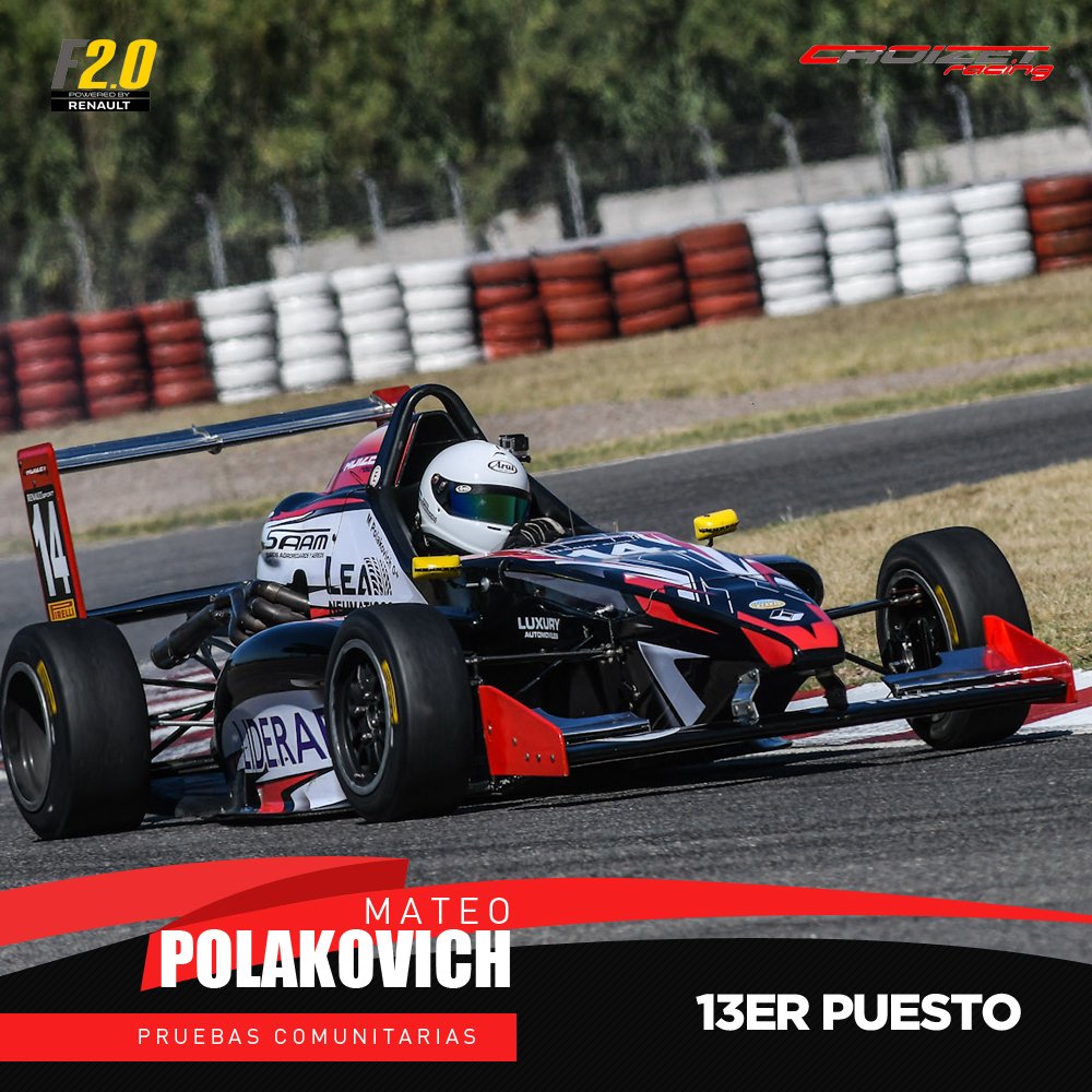 prensavmt's tweet photo. @mateopolakovich | 13er puesto en las pruebas comunitarias de la @F20Oficial https://t.co/fE6olbiKth