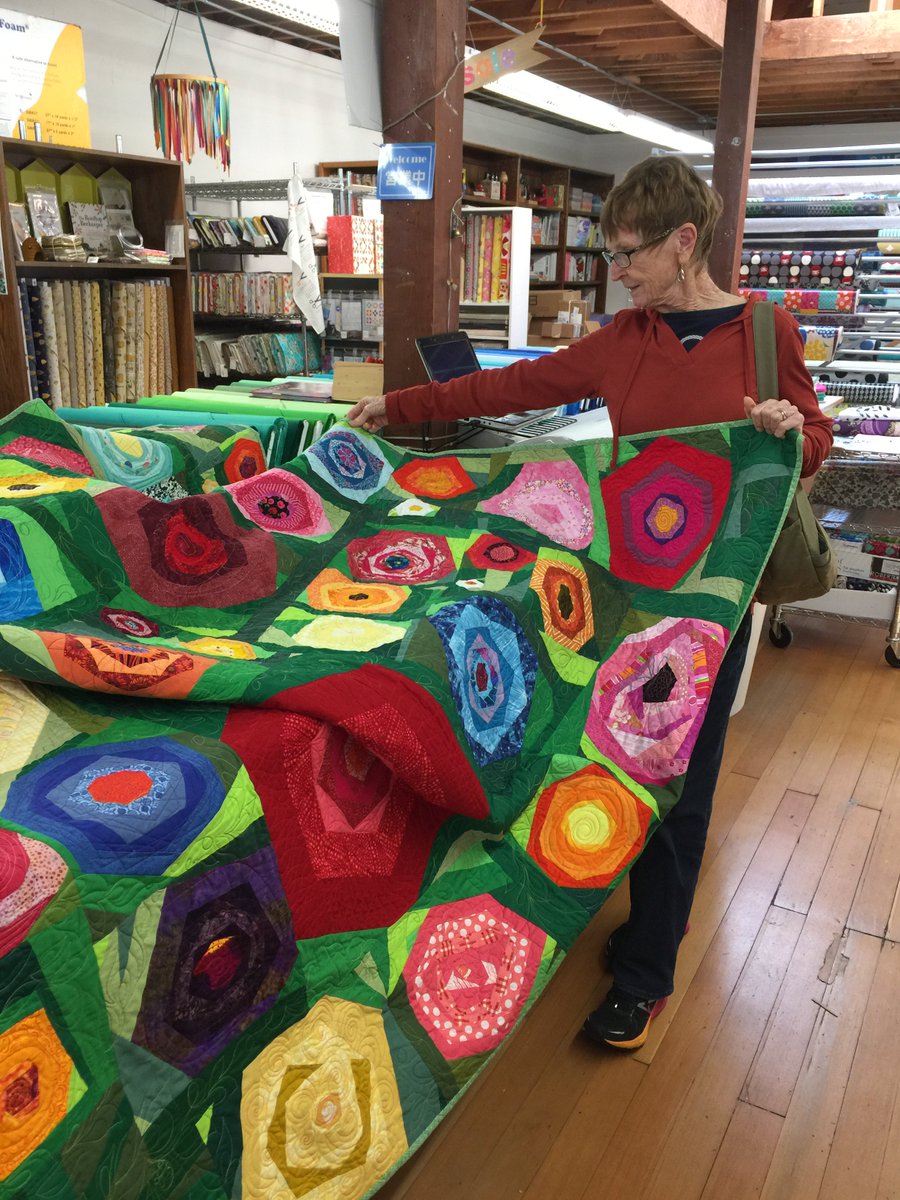 Congratulations Pat Tugwell of Ventura, winner of KaBloom!  our 2018 Opportunity Quilt.