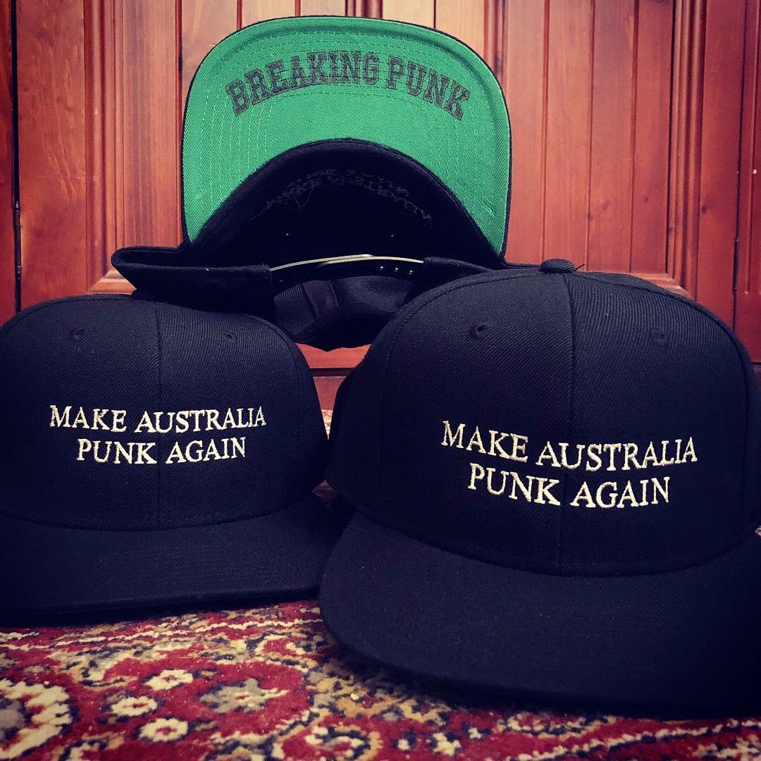 Come grab one of our brand new caps from the merch desk tonight at Amps.
<a href="/hammerinkmerch/">HAMMER INK MERCH</a> <a href="/AmpsCapitol/">Amplifier Capitol</a> <a href="/breakingpunkaus/">Breaking Punk</a> #merch #caps #hats #makeaustraliapunkagain #punk