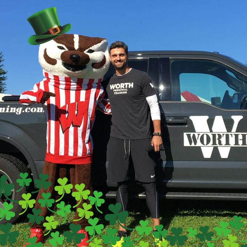stpatsmadison's tweet photo. Come downtown tomorrow to enjoy the beautiful weather โ๏ธ and meet these two!! ๐ฎ๐ช We are honored to have Worth personal training owner and the Bachelorette's ๐น @Peterkrauswi as our Grand Marshal in tomorrow's parade! #TheBachelorette #stpatsmadison #MadisonWi #Stpatricksday https://t.co/XpiVs4jW8z