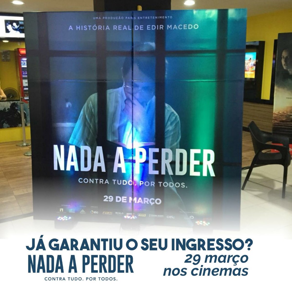 prjardelsantos's tweet photo. Um filme para toda a família
#EstreiaNadaAPerder
#NAPRN https://t.co/7YkFkp79pA