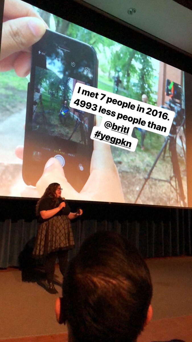 I met 7 people in 2016.... I’m not great at math but I think <a href="/britl/">Brittney ✨🖤</a> won #yegpkn
