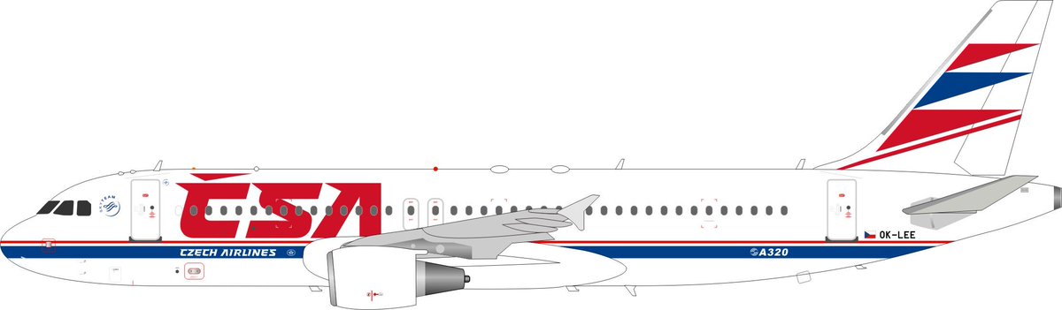 CAWAust's tweet photo. #InFlight 1:200 @CzechAirlines 🇨🇿 @Airbus A320-200 OK-LEE: https://t.co/rlpQLVYYHn #avgeek #aviation #diecast #modelaircraft #a320 #CzechRepublic #oklee ✈️🇦🇺 https://t.co/nU5nNbIhOD