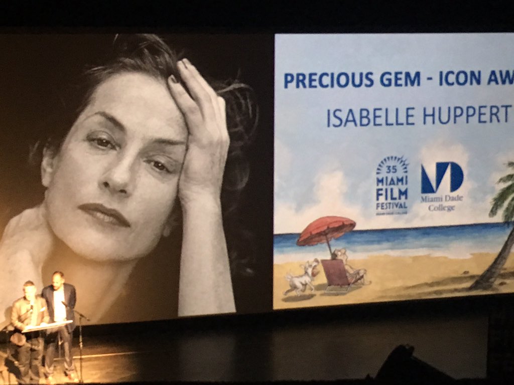 daliapachano's tweet photo. "Souvenir" .... amaizing movie, brilliant performance .. Isabelle Huppert  @MiamiFilmFest #MiamiFF https://t.co/1myCliXhF1