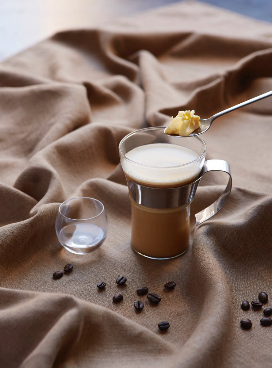 Elle Cafe Japan On Twitter Start A New Day With Smart Coffee オーガニックコーヒー グラスフェッドバター Mctオイルからつくる スマートコーヒー は アメリカを中心とした 頭が冴える と話題のバター入りオーガニックコーヒーです 中鎖脂肪酸mctオイル