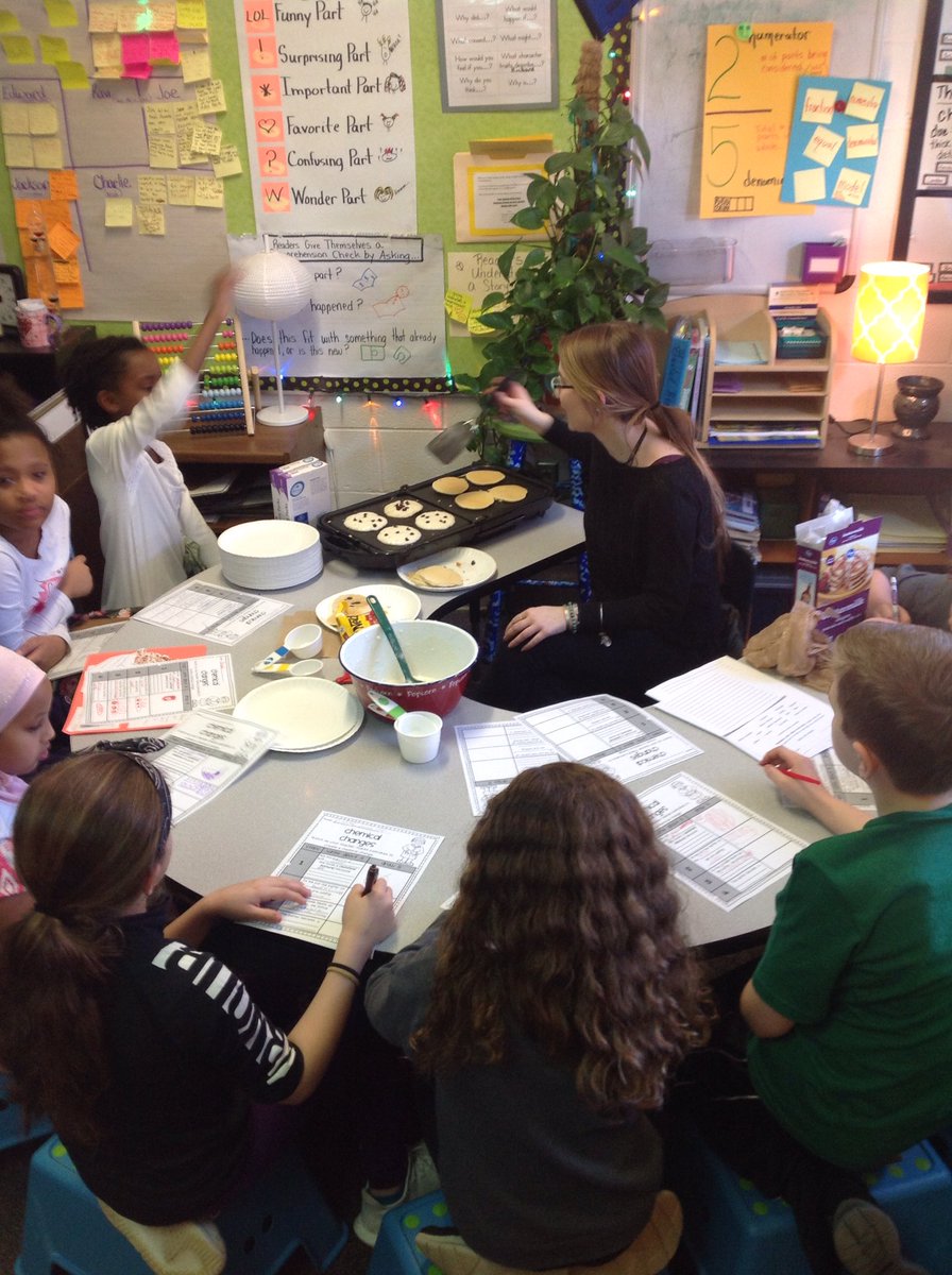 mrslucchino's tweet photo. Started off our Friday before spring break with doughnuts and ended experimenting with some chemical changes - who knew science could taste so good?! "This is the best day ever!" #ADEhappy https://t.co/KuKTyxo5i0
