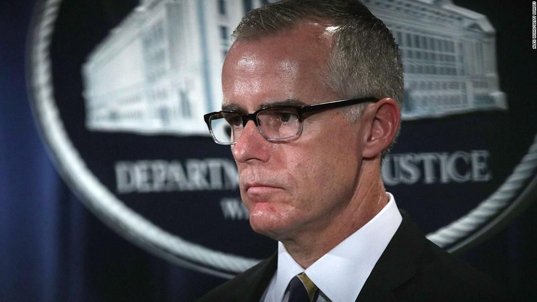 deanandbek's tweet image. Ex-FBI deputy director Andrew McCabe fired buff.ly/2FWpo71 #FISAMemo
