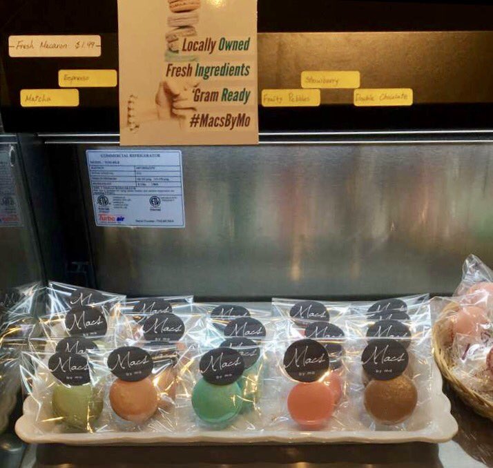 News Alert! Macs By Mo are now being sold at Snowtime in Chandler, AZ!! #macsbymo #macarons #snowtimeaz