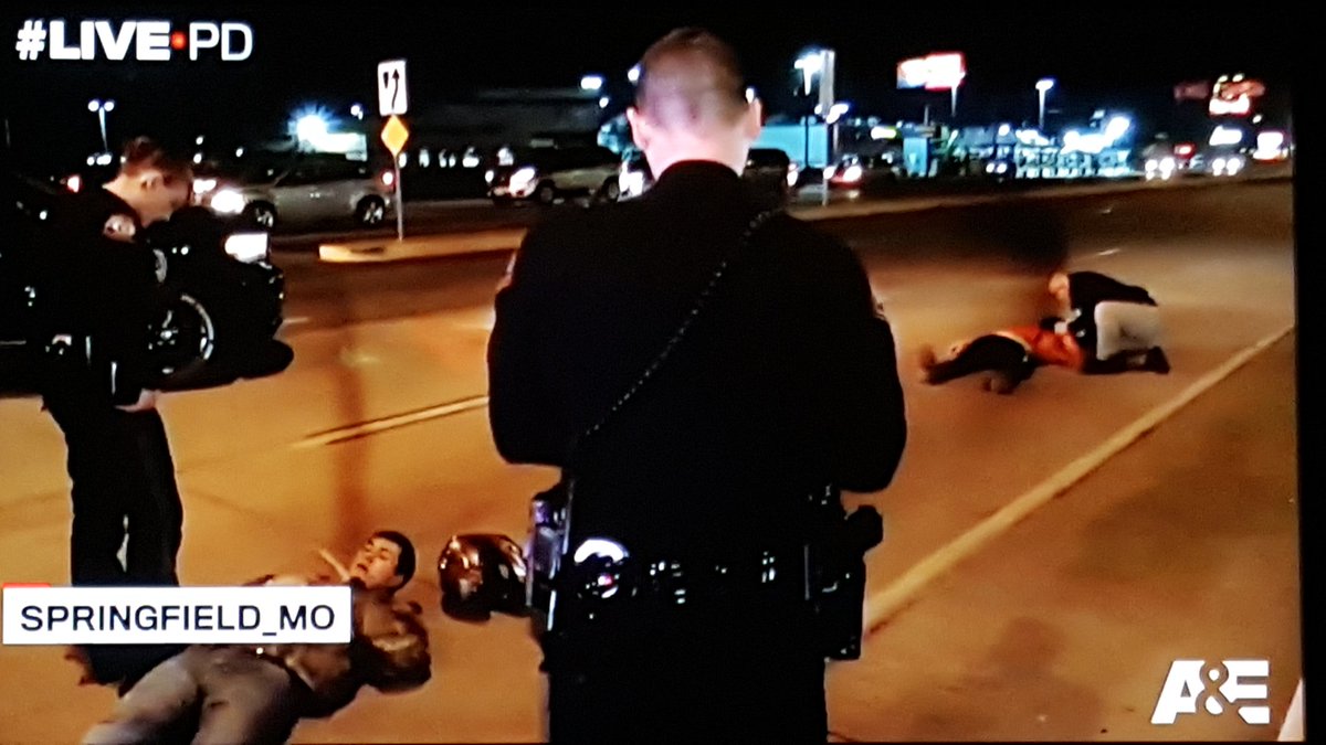 .<a href="/OfficialLivePD/">Live PD on A&E</a> is real folks and this motorcycle accident where this guy made a serious mistake by fleeing police could have caused himself and his wife to die <a href="/LivePdFans/">🔴#LivePD</a>. #LivePD