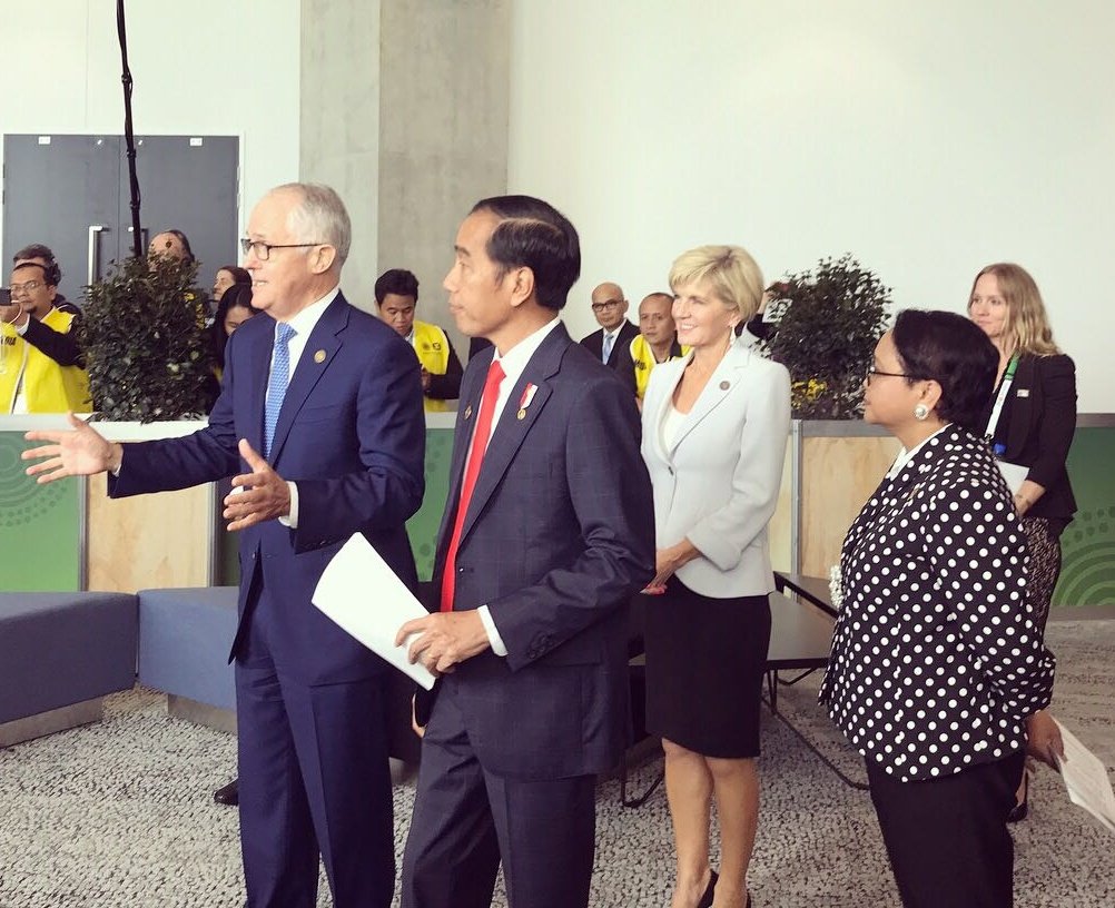 All 🇮🇩 🇦🇺 Outstanding Youth of the World participants received the great opportunity to talk with the leaders of both countries, President Joko Widodo & PM Malcolm Turnbull. “You are the future leaders of 🇮🇩 🇦🇺” they outlined during their remarks to the group. #ASEANinAUS