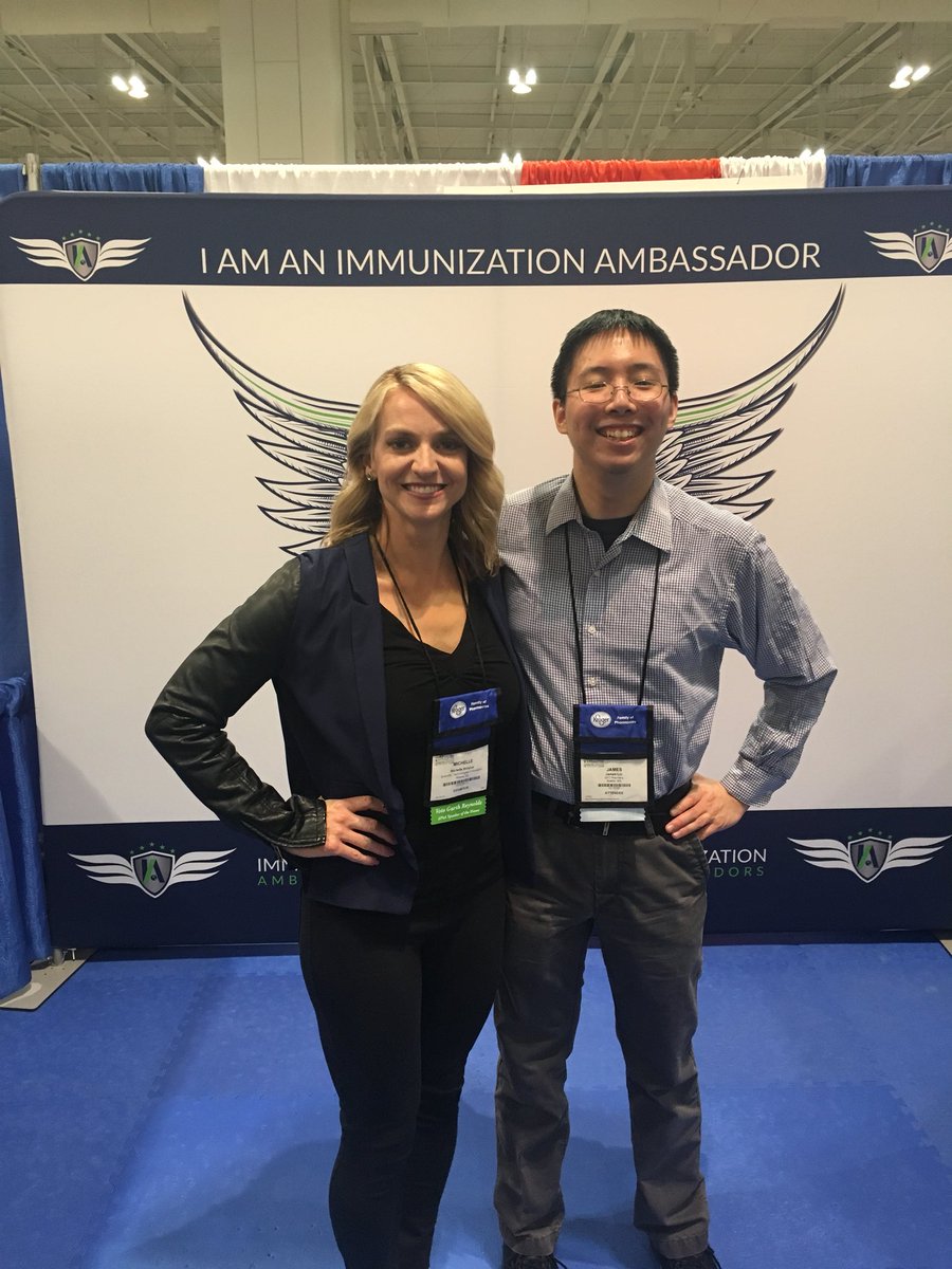 James Lin, #immunizationchampion from QFC. We can’t wait to celebrate Project VACCINATE on Sunday! #immslink @pharmacists