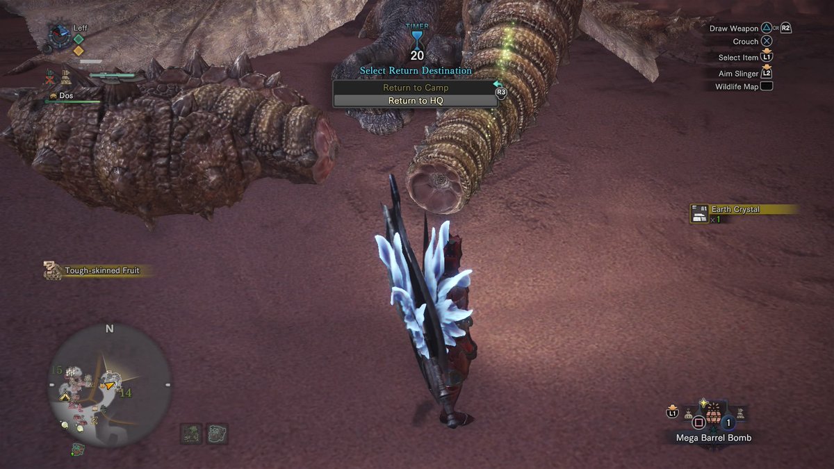 leffjecky's tweet photo. Landed almost perfectly #mhw  #PS4share https://t.co/5GqiqyxMNY