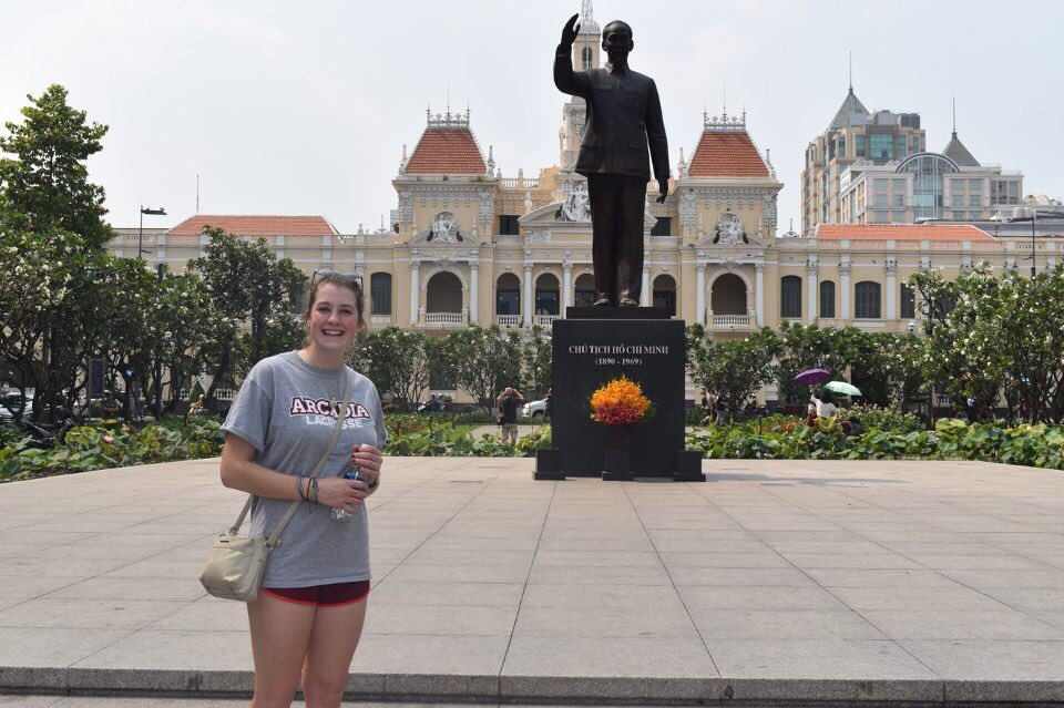 Arcadia_WLAX's tweet photo. Our freshman had a BLAST on spring preview! We can’t wait to have them back at practice! 🇺🇸 ➡️ 🇨🇮 ➡️ 🇻🇳 ➡️ 🇮🇹 🇳🇮 #ArcadiaPreview #StudyAbroad #SpringPreview https://t.co/VQFZEWWmOY