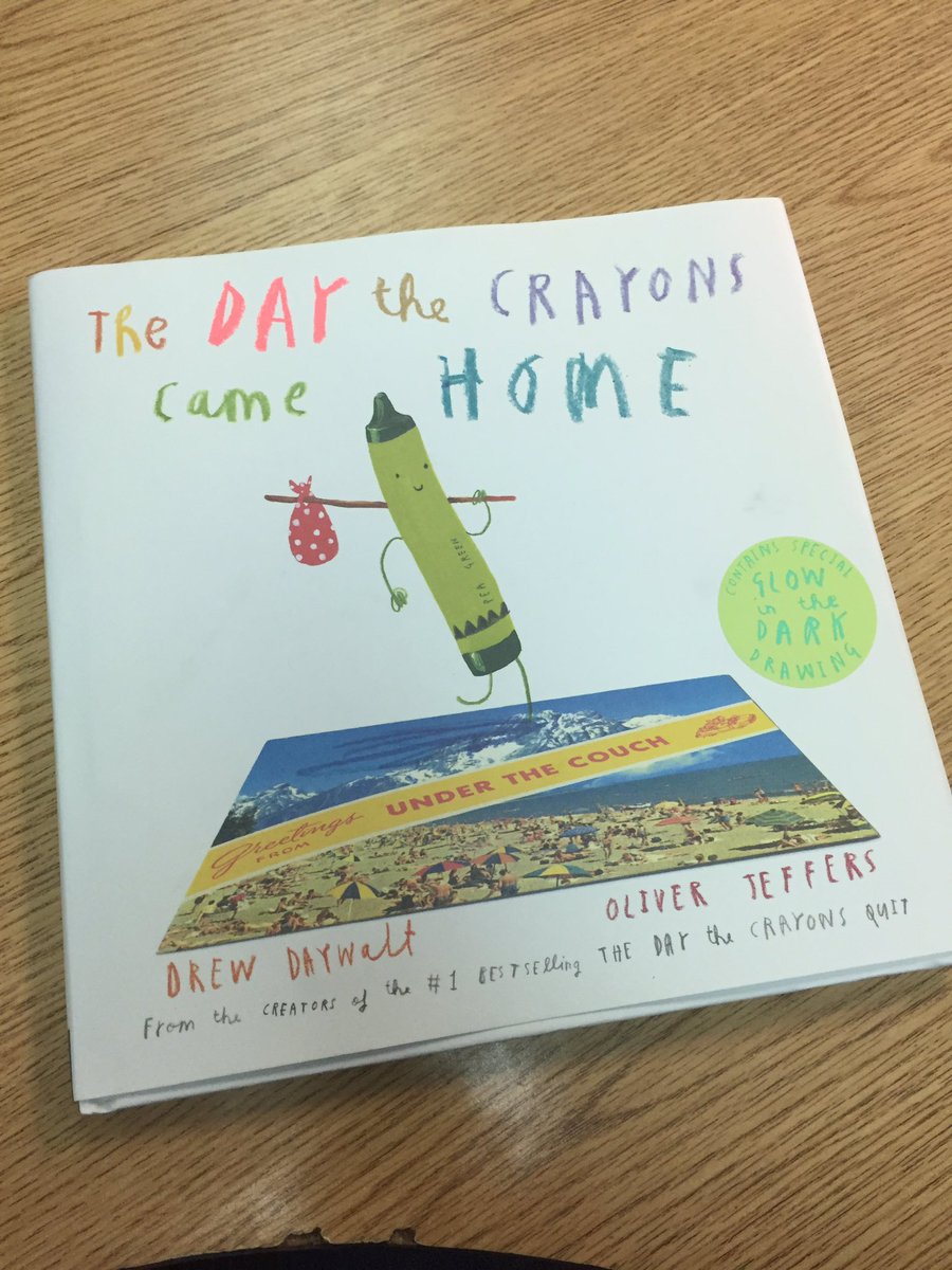 mshmacdonald's tweet photo. Very excited to teach point of view and grammar with this mentor text! #NWP #msmac #room4 #TheDayTheCrayonsCameHome https://t.co/PgGD6WbMeu