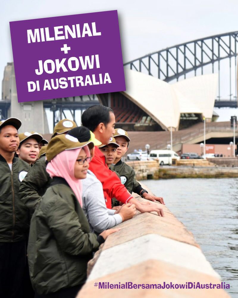 Milenial dan Jokowi di Australia #MilenialBersamaJokowiDiAustralia
