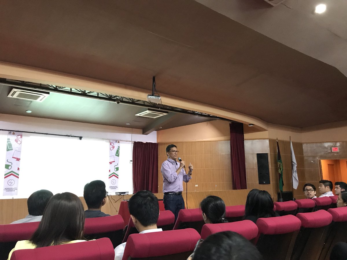 USTMSC's tweet photo. The last and most awaited talk of the day is about Dengvaxia by Dr. Antonio Dans #ICPC45 https://t.co/EHRcFoAFIP