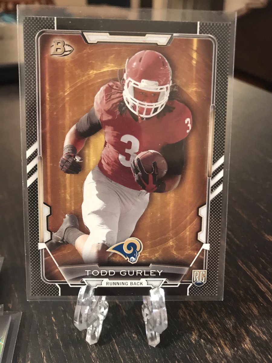 cheapcardsales's tweet image. Todd gurley bowman RC.  $2
#cheapCards #ccsRams