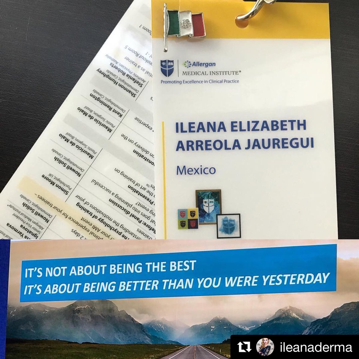 ileanaderma's tweet photo. Presente en el “Tailoring The Art Of Training” de #Allergan #MedicalInstitute / #InternationalExpertSummit.
#London 🇬🇧.
#TeamDERMACenter
Clínica Dermatológica @EnGuadalajara
https://t.co/VkpedGPj0c https://t.co/FahgjjnG2j