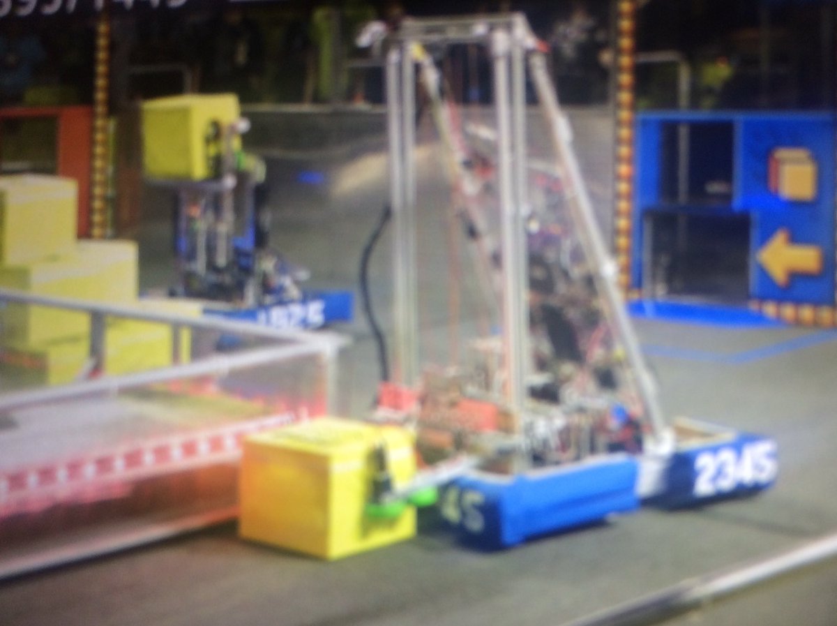 FRCTeam2345's tweet photo. First day of qualification rounds at the Greater KC Regional. At the end of the day we're ranked 36th out of 43 teams. Ready for day two tomorrow. #GreaterKC #omgrobots #morethanrobots @FIRSTweets @brettcoffman https://t.co/BAXhTjCGTq