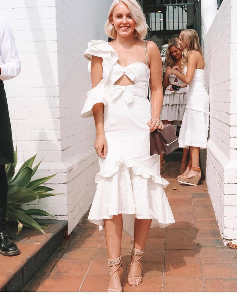 nicola finetti white dress
