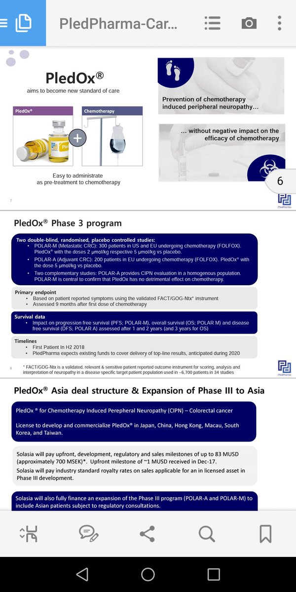leogomezjp's tweet image. Pledpharma
カーネギーヘルスケアセミナープレゼンテーション(2018.3.16)
色々書いてあるけど俺の英語力では無理！w
#ソレイジア　#Pledox 　#SP04
pledpharma.se/wp-content/upl…