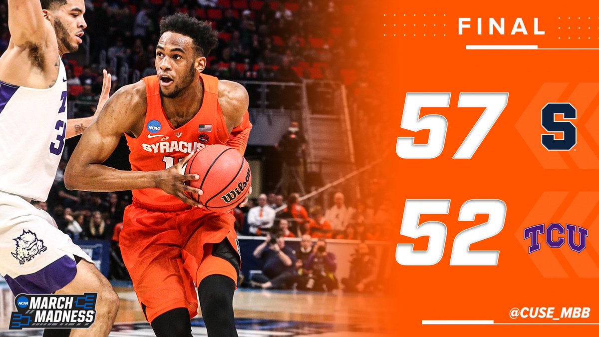 Cuse_MBB's tweet photo. WE WON'T QUIT! 🍊🏀

#MarchMadness https://t.co/p3EThqoqJL