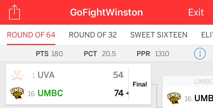 ChadWahlgren's tweet photo. My wife reminded me of the first pick my 4-yr old made in his bracket...
Dub: the Retrievers Daddy! I love doggies
Me: Are you sure you want to do that? That’s never happened before.
Dub: Of course Daddy!
That’s #MarchMadness @UMBCAthletics I won’t doubt you again son. https://t.co/takPVgwEOk