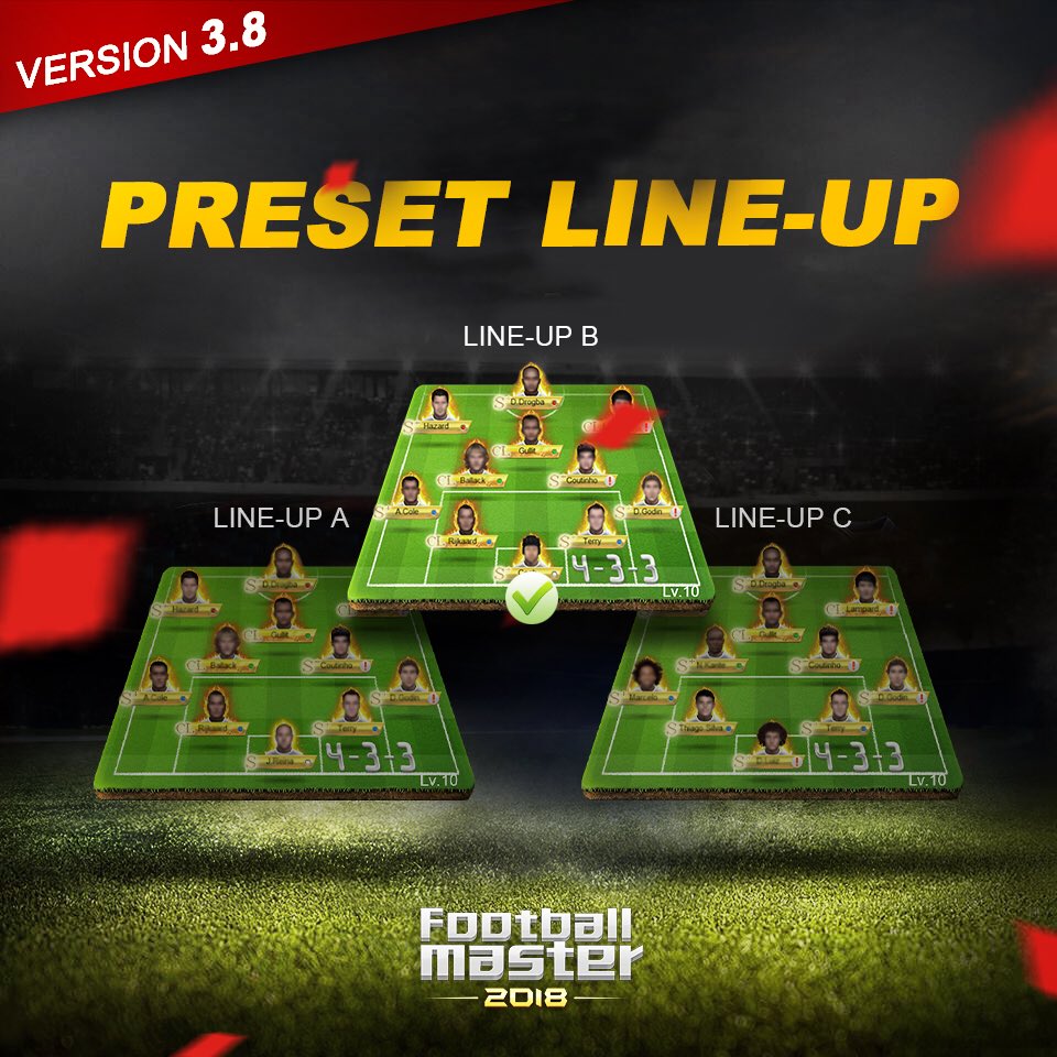 FMChain11's tweet image. For the new version 3.8, a brand new functions is available to preset different line-ups! After you have preset the line-up, you can switch lineup at any time to deal with a any situation.
Stay tuned. The new version will come in next week!