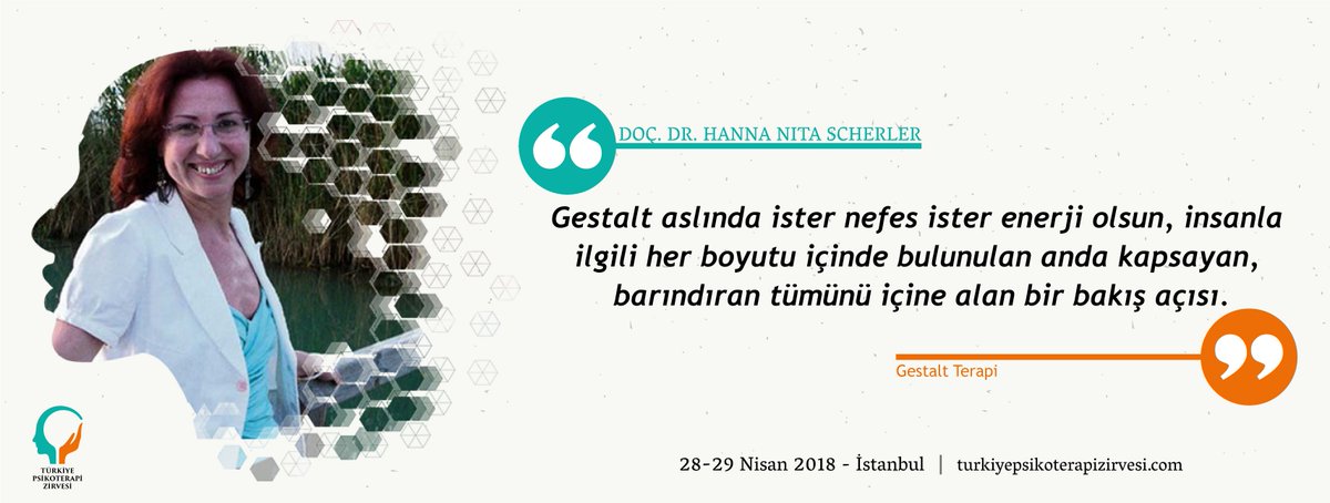 PsikoterapiTR's tweet image. &quot; Gestalt Terapi &quot; Doç. Dr. Hanna Nita Scherler

👉🏻  turkiyepsikoterapizirvesi.com 

#PsikoterapiZirvesi #GestaltTerapi #Psikoterapi