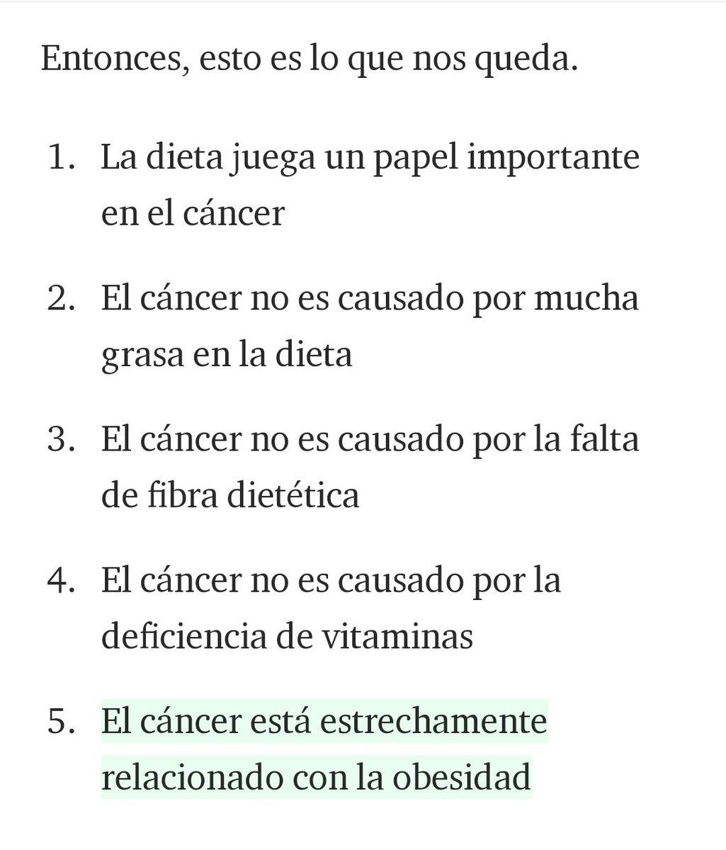 RaquelBlascoR's tweet photo. ✔25 años de investigación 
✔Millones de dólares gastados: Resultado➡
El cáncer no es causado por ⏫grasa, ni por⏬fibra, ni por ⏬ vitaminas
El cáncer está relacionado con la #obesidad y dieta y ejercicio juegan un papel vital https://t.co/yFN5aSfS2K https://t.co/yFN5aSfS2K https://t.co/hloyuiaEEK