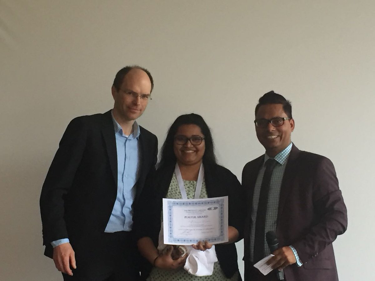 #Tinnitus2018 Here are the poster award winners. Jorge Simoes won the poster award likely to influence current practice  and Anusha Mohan won the award for the best poster likely to increase our understanding of tinnitus mechanisms. <a href="/ESITProject/">ESIT</a> <a href="/WSchlee/">winny schlee</a> @DavidfromtheBTA