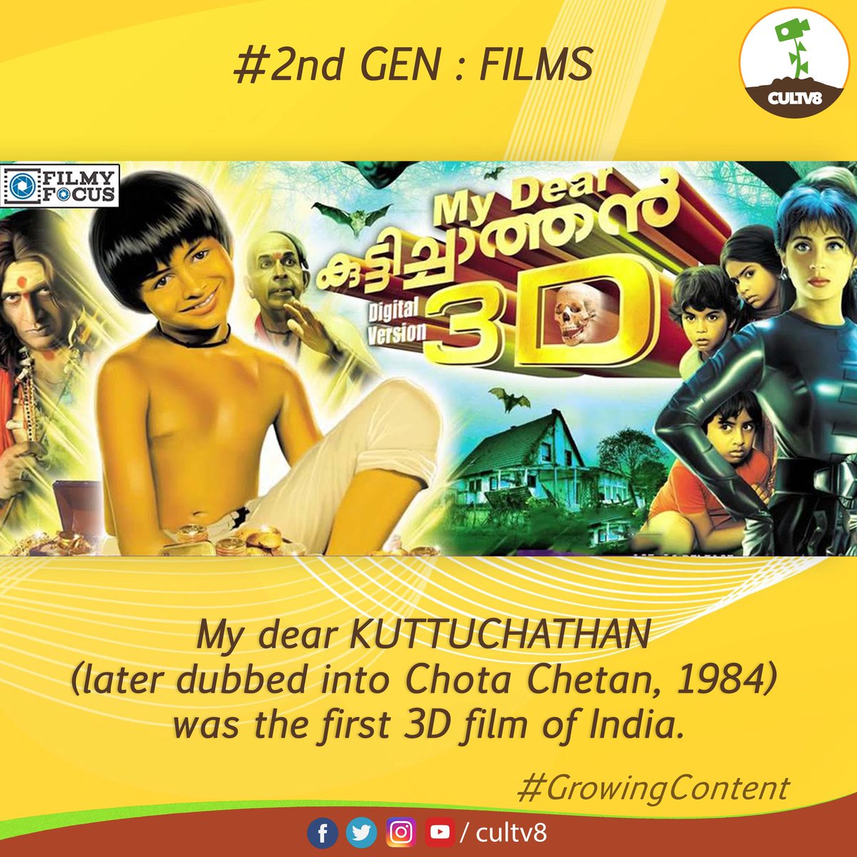 CulTV8's tweet photo. Evolution of Entertainment
First 3D movie 
#Cultv8 #5GenofEntertainment #GrowingContent https://t.co/kwkhCQrPMM
