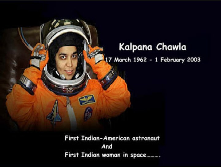 PearlSankhla's tweet photo. Feel lots of proud today because the legend born on 17th March #kalpnachavla
The Indian American astronout and first Indian Women in space because of her dream but we #losthim 😔😞
#salute🇮🇳🇮🇳🇮🇳🇮🇳🇮🇳🇮🇳🇮🇳 https://t.co/uMfyrr50U0