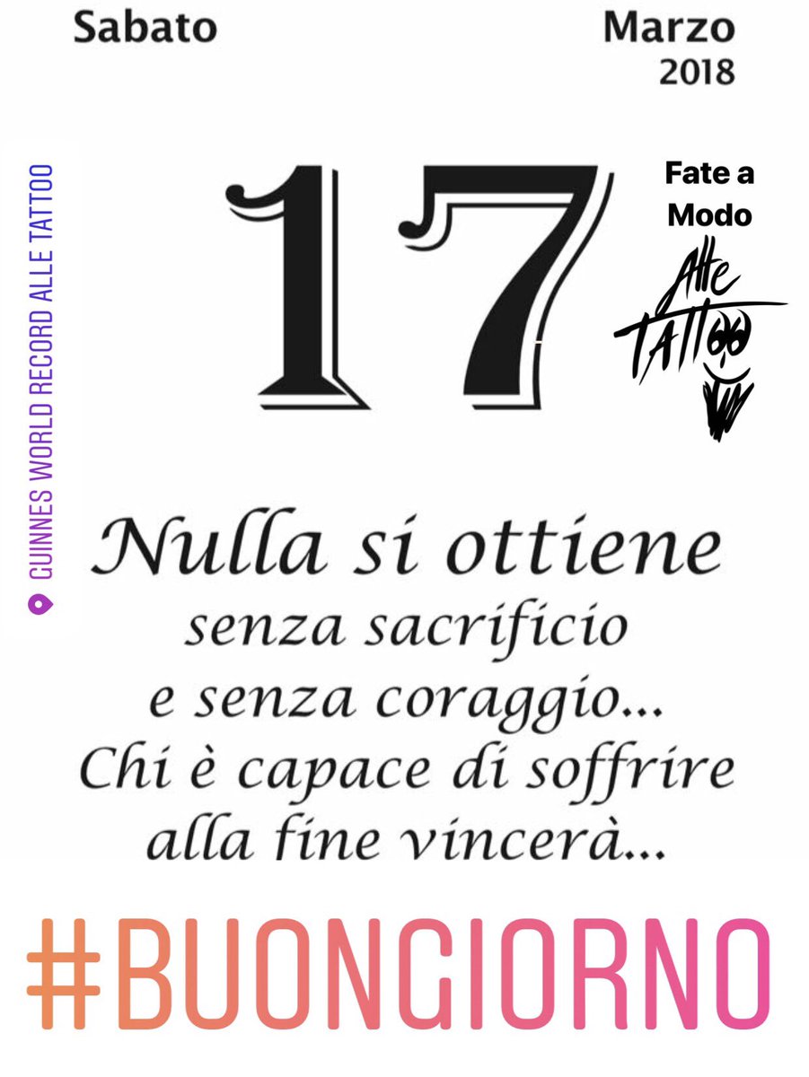 AlleTattoo's tweet photo. Buon giorno 😊 #fateamodo #alletattoo sveglia con un musica carica 👍 @lorenzojova https://t.co/9ZOsaR3mvV