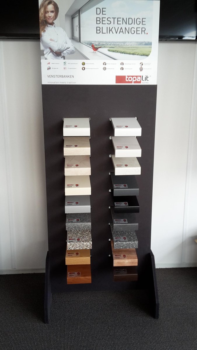 giantwalker's tweet photo. @XLPANEL nieuwste display Topalit vensterbank.  Binnenkort bij de dealer in de shop/showroom. https://t.co/BKUGWrhcO5