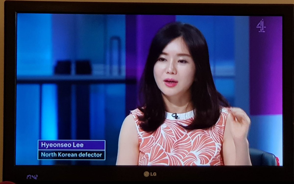 Premium Speaker HYEONSEO LEE @HyeonseoLeeNK at Live News at Channel 4 @PremiumSpeakers #hyeonseolee #girlwithsevennames