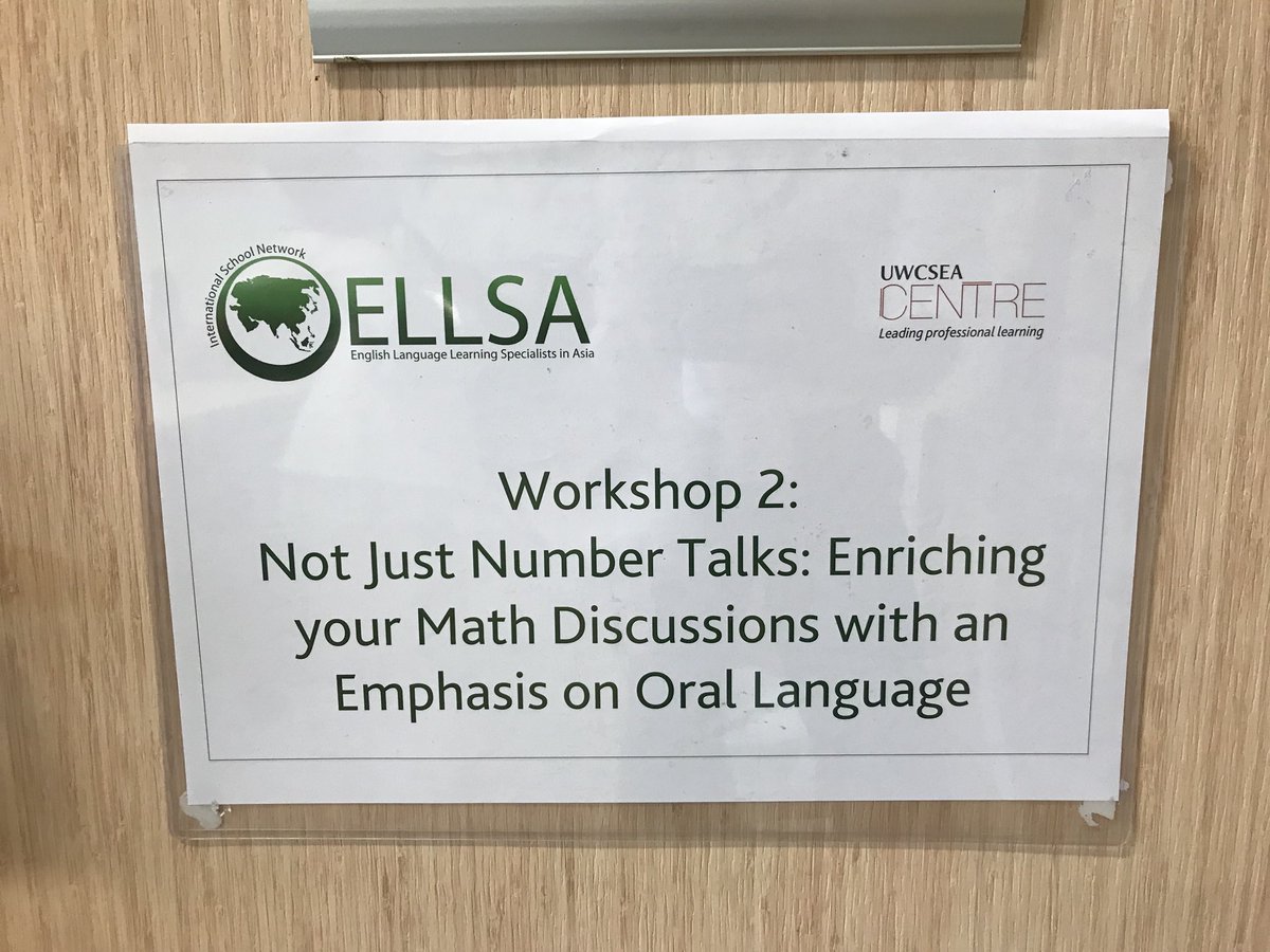 About to present at #ELLSA2018