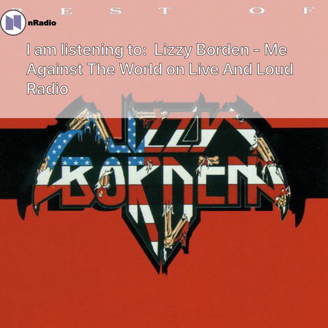 nRadioApp's tweet image. I am listening to: Lizzy Borden - Me Against The World @ Live And Loud Radio.  📻 ⇨ crwd.fr/2Dz8w0O @AppleMusic 👤 ⇨ crwd.fr/2pi6r4X 🎧 ⇨ crwd.fr/2tTCo8r #mylifeinanutshell #music #Radio @LALRNETRADIO
