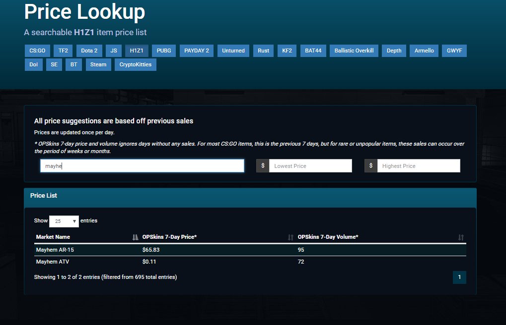SkinsBets's tweet photo. @RamosGaming_ @Opal_gems update of price take time. Opskins give prices only when day is finished. As you can see on this screenshot opskins still show price at 65 $.
https://t.co/9brxxWdJKw
real price is 27 $. We try update price every day. But we cant do it every 10 minutes. even 10 min enough to abuse https://t.co/Ci9CqWtlaI