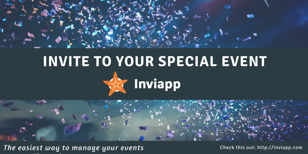 InviappEvents's tweet image. With #inviapp it's easy to invite people to your special events. The invitation looks beautiful on each platform - the most simple way to send invitations and recieve feedbacks. 
buff.ly/2FS2de0

#WeddingPlanning #RSVP #Invitations #OnlineInvitations #OnlineRSVP