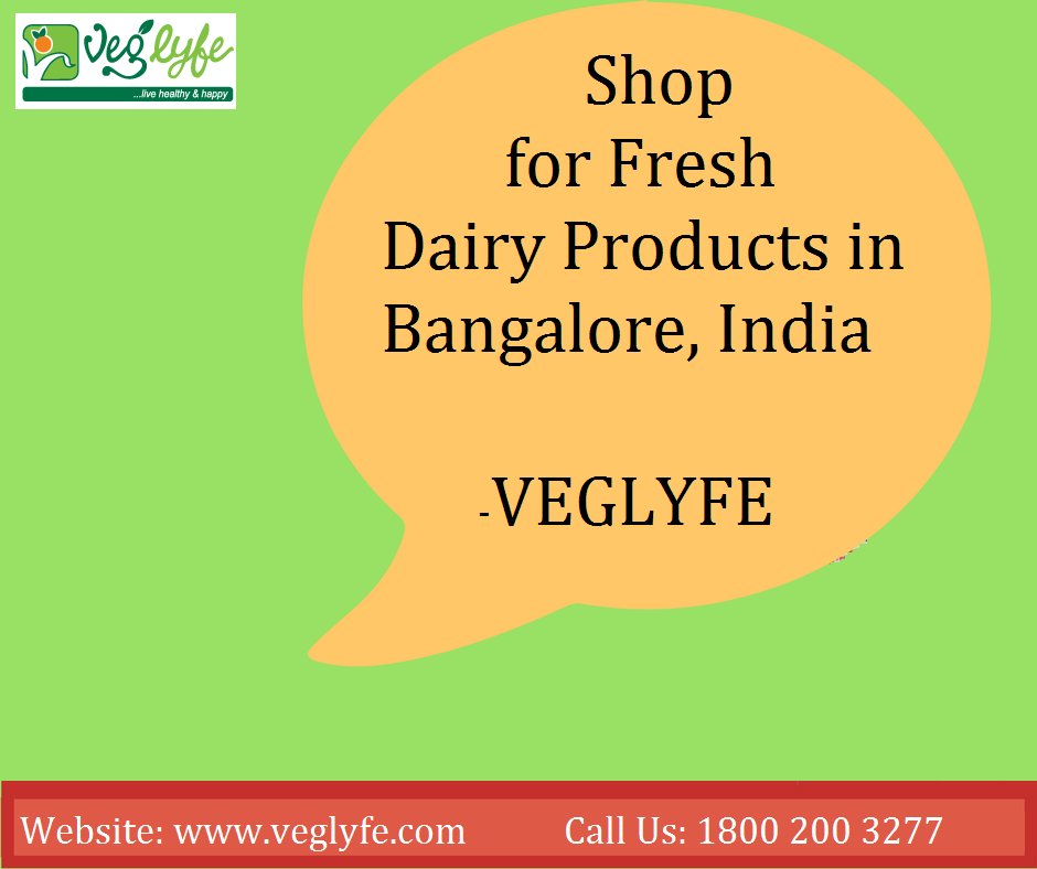 Are you find dairy products supplier in Bangalore. #VegLyfe, is one of the largest manufacturer and supplier of quality dairy products in Southern India.

#dairyproducts #bangalore #milk #babymilk #milkproducts #milk #milkbenefits #diaryproduct #health #healthy #onlineshop