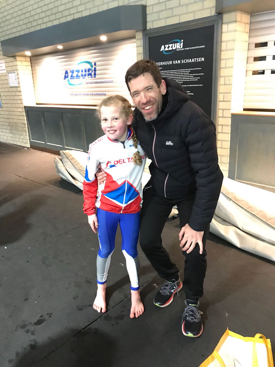 Luka sloot haar eerste seizoen <a href="/Deltalent/">Deltalent</a> af met een clinic van <a href="/gianniromme/">Gianni Romme</a>! Wat bijzonder om mee te maken! En fan erbij hoor! <a href="/annamarieskate/">Annamarie Thomas</a> @IJsbaan_Breda #schaatseninhetvet #opnaardewieltjes