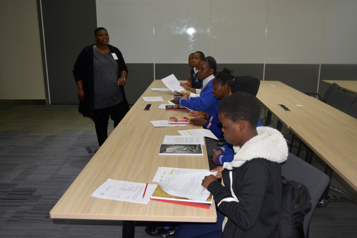 EY_Africa's tweet photo. Our Gauteng #NextGen girls join us for the first session of Saturday school. Read more about our NextGen programme here: https://t.co/Py1UAoxq3a #EYNextGen @EY_WFF @EY_People https://t.co/s5DuIcjlj0