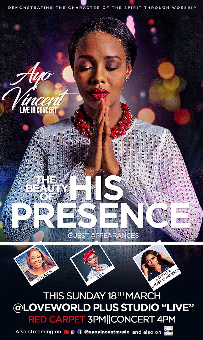 praisecampers's tweet photo. 🔁: @ayovincentmusic - #thebeautyofhispresence #avlic w/ @sinach x @sophiaariba x @AdaEhiMoses 👏 https://t.co/aMWCH1BnyT