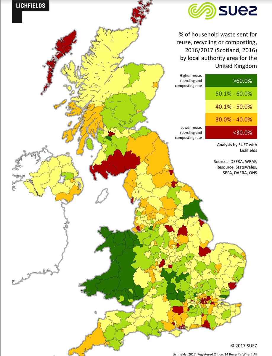 CleanerSeasOrg's tweet image. Britons are unsure what they can recycle a new poll has revealed. theguardian.com/environment/20…

But why are some areas doing well (Wales 70.1%) &amp;amp; others not (SW 34.6%)? 

Time to join the dots between beginning &amp;amp; end of life &amp;amp; legislate accordingly

#RefuseReduceReuseRecycle ♻️🌎💙