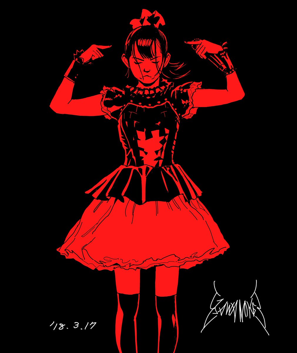 河野 慶 復讐の教科書作画担当 今日のラクガキ Babymetal Babymetal Fanart Babymetal ベビーメタル Sumetal イラスト好きさんと繋がりたい