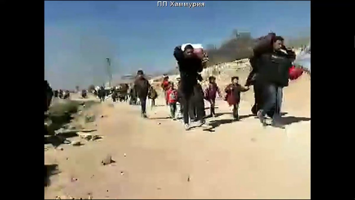 MrNoahItALL's tweet photo. @RussSL Currently, There Is a 'LIVE' #WebCam: https://t.co/XS04YgX84n via @mod_russia Showing The Exodus of #Syrian Families; Men, Women &amp; CHILDREN, From #EastGhouta via 'Checkpoint "#Hamouriyah" (southern part of #EasternGhouta)'! #Damascus #Syria https://t.co/A06WA6g9io