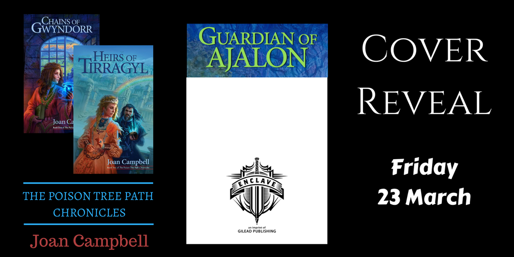 Joancam1's tweet photo. Counting down the days till the cover reveal for Guardian of Ajalon, the final book of the trilogy. @EnclaveBooks #fantasy #YA #YAlit #poisontreepath #guardianofajalon https://t.co/Xtl3tajaCK https://t.co/6qXLwVaCE5
