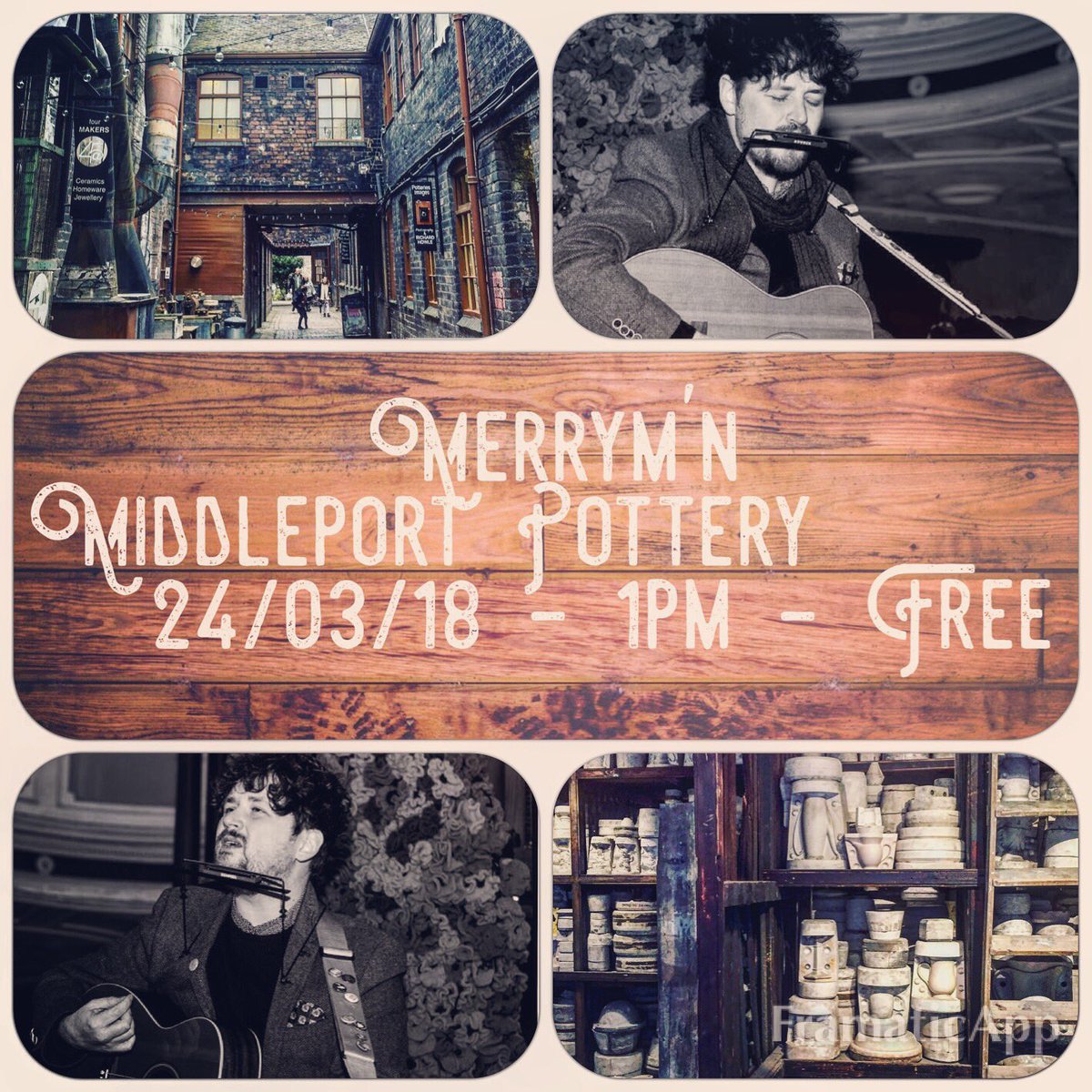 Next Saturday, I’ll be busking my songs out at <a href="/Middleport_Pot/">Middleport Pottery</a> 😁 (gizzer retweet and help spread the word)